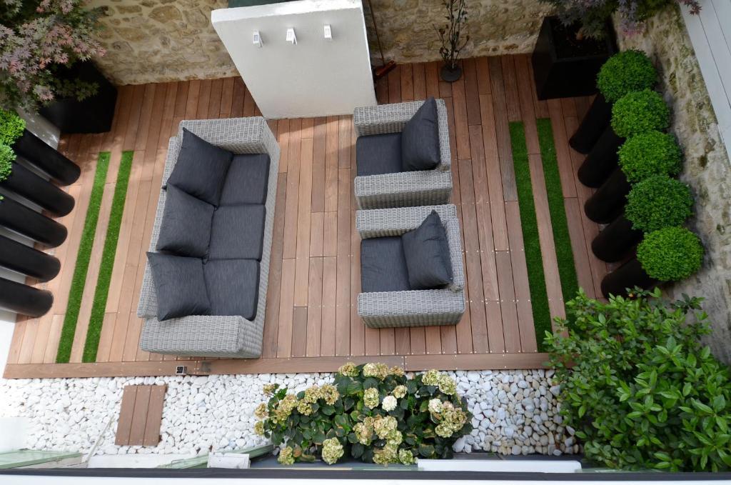 Bed and Breakfast Le Jardin De Rochegrosse Paris Zimmer foto