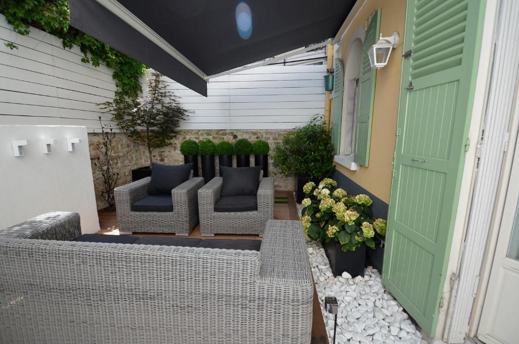 Bed and Breakfast Le Jardin De Rochegrosse Paris Exterior foto